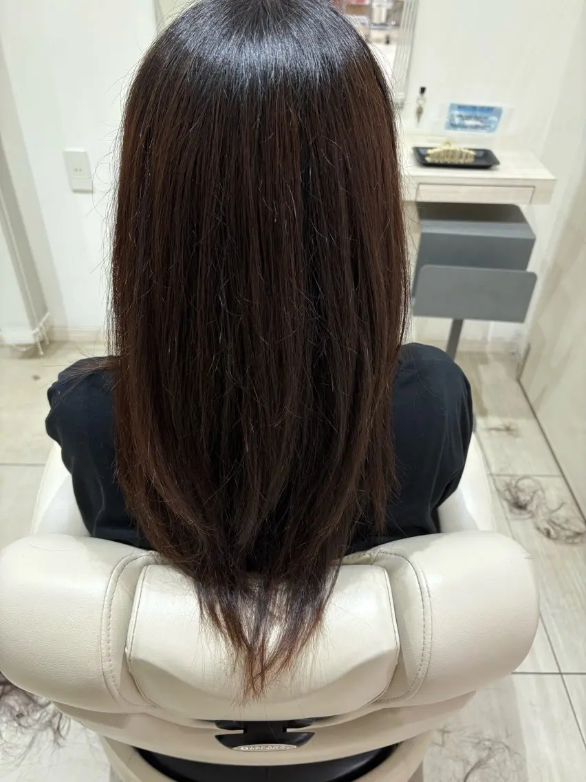 ロング レディースパーマ/ 谷澤佑貴のヘアスタイル