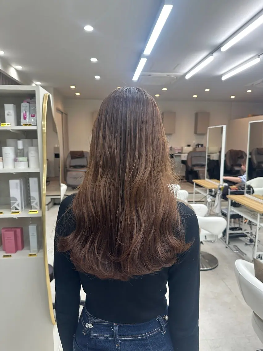 ロング カラー 丸山 心 / 艶カラーのヘアスタイル