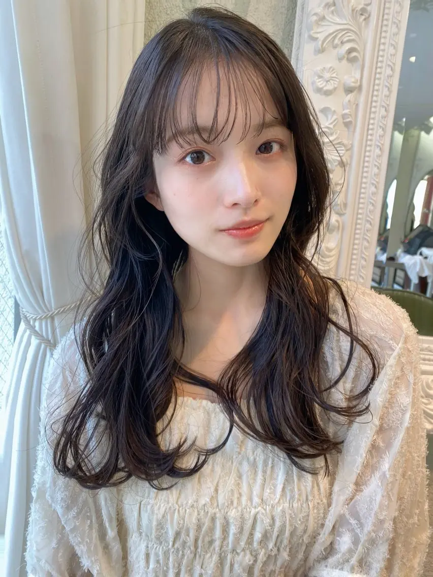 ロング パーマ パーマ 樋口 夏希のヘアスタイル
