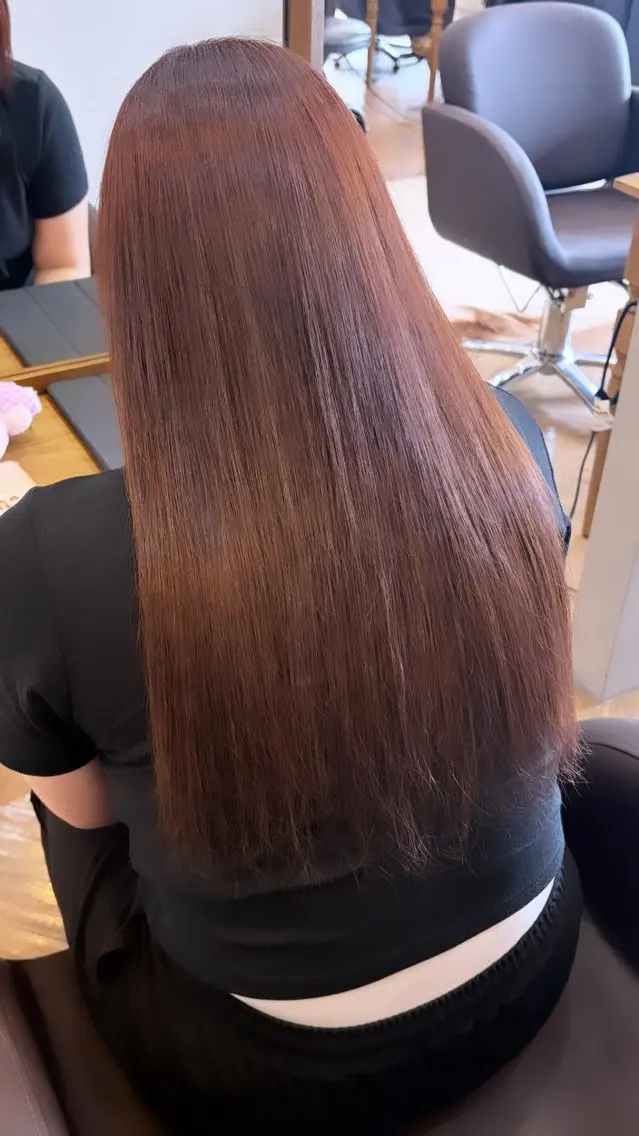 ロング カラー ベージュカラー ヘアカラー ふさ透明感カラーㅤ⠀ 艶カラー🤍のヘアスタイル