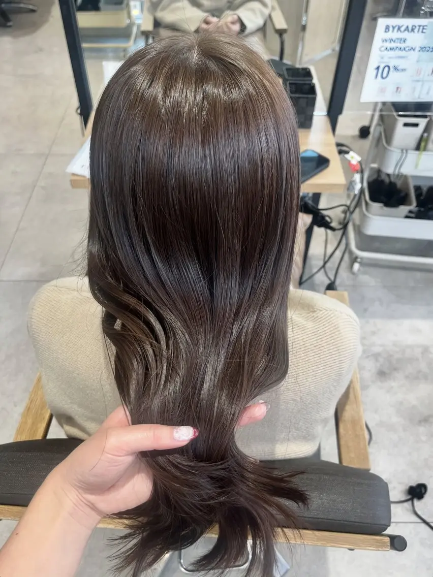 セミロング トリートメント カット ヘアカラー トリートメント 🎀 miki / レイヤーカット 🎀のヘアスタイル