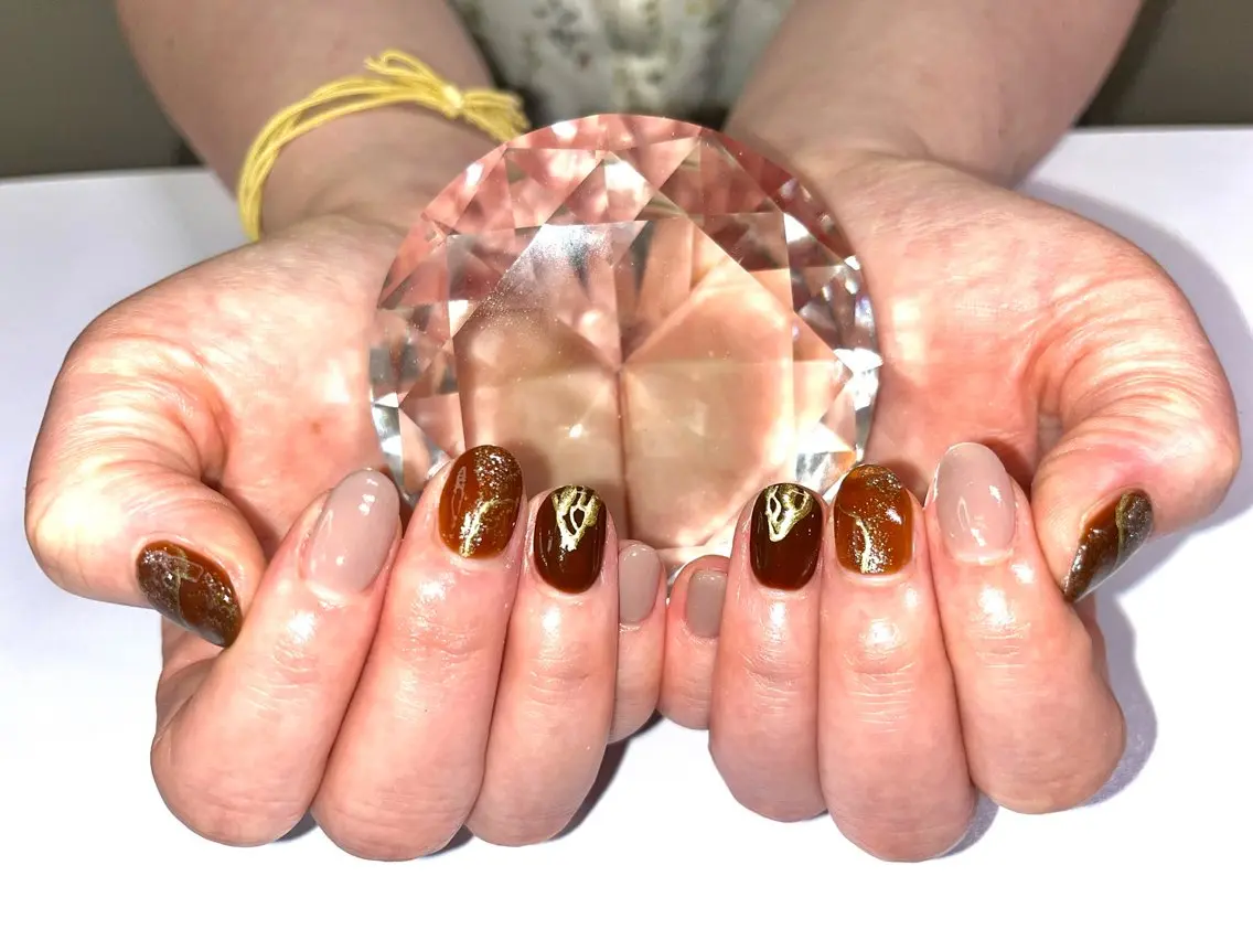 ネイル オフィスネイル ワンカラーネイル シンプルネイル ワンホンネイル 冬ネイル ハンドネイル プライベートサロン N's Nailのネイルデザイン