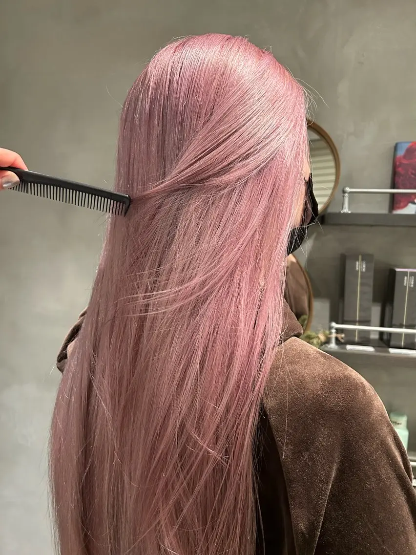 ロング カラー ヘアカラー タナカ カナ🫧のヘアスタイル
