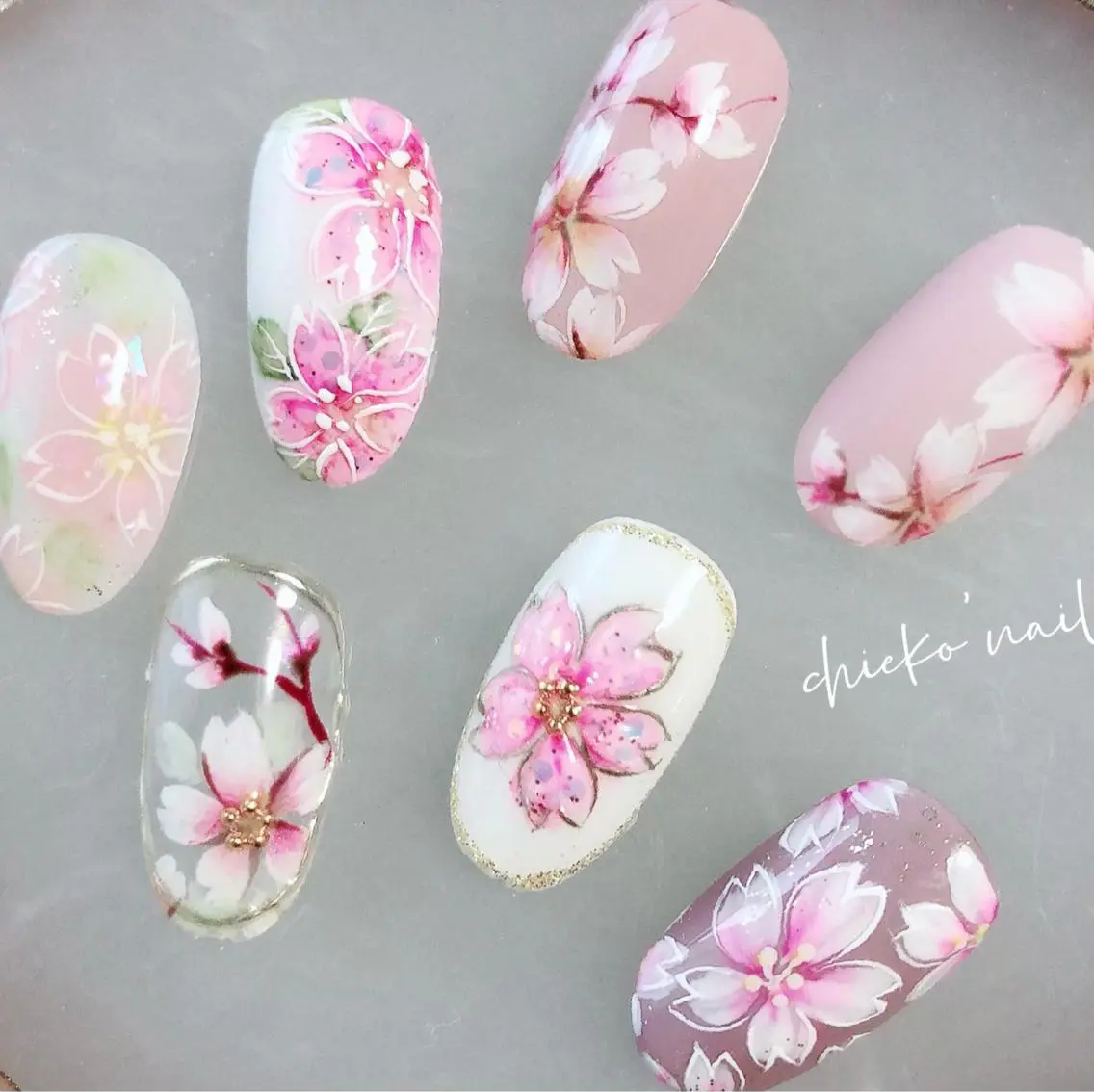 ネイル 春ネイル CHILL NAIL 読谷村のネイルデザイン