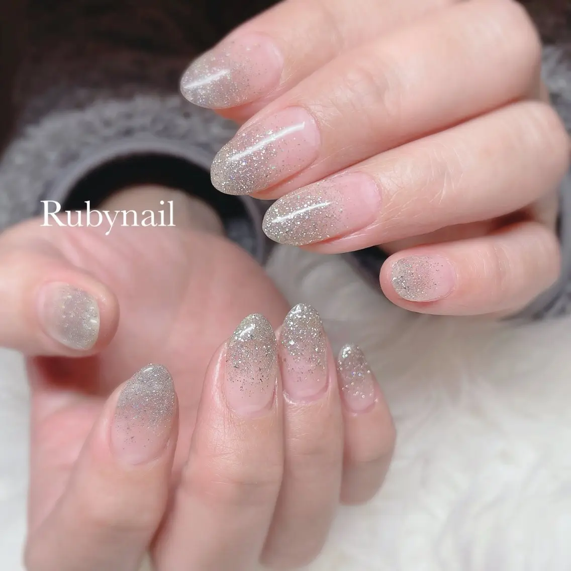 ネイル フラッシュネイル グラデーション プライベートサロン Rubynailのネイルデザイン