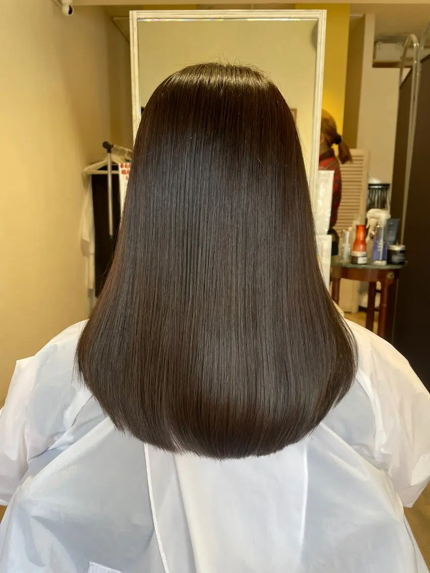 ロング カラー 藤田 美穂のヘアスタイル