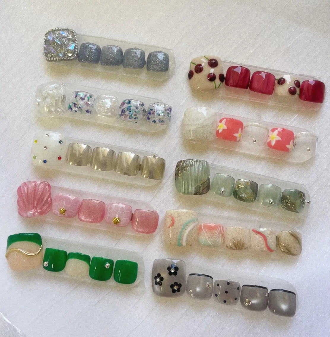 フットネイル定額デザイン👣🌼の写真