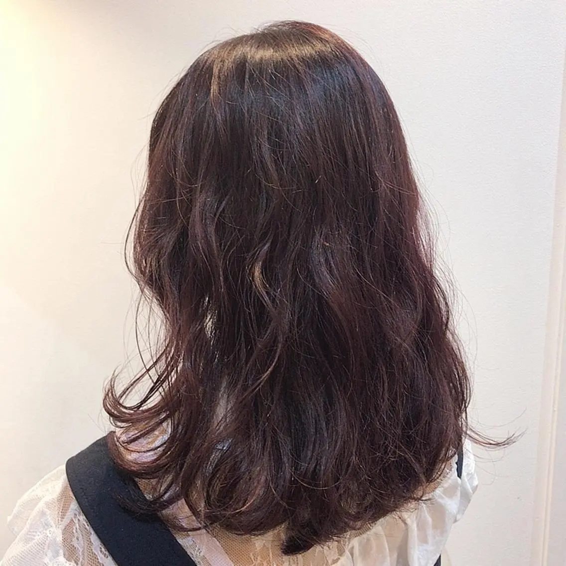 セミロング カラー ピンクカラー パープルカラー 韓国ヘア☁️ mitsukiのヘアスタイル