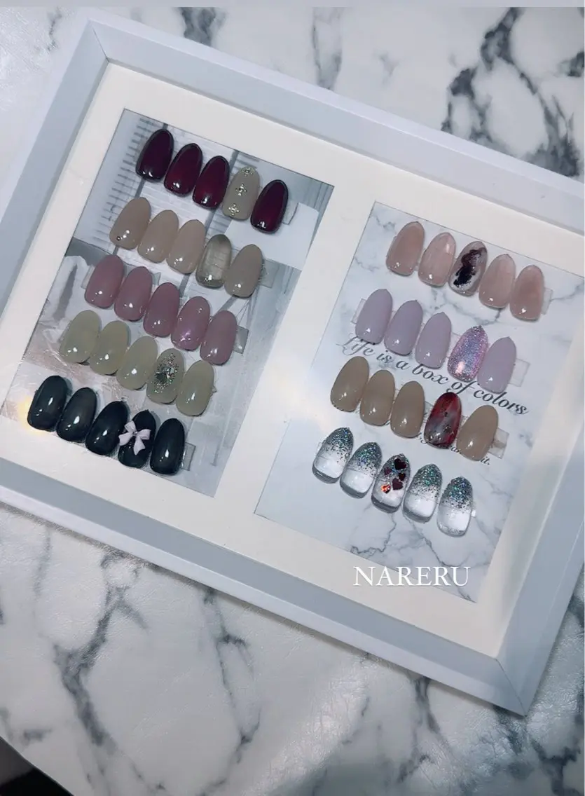 ネイル シンプルネイル NARERU rycomのマツエク・マツパデザイン