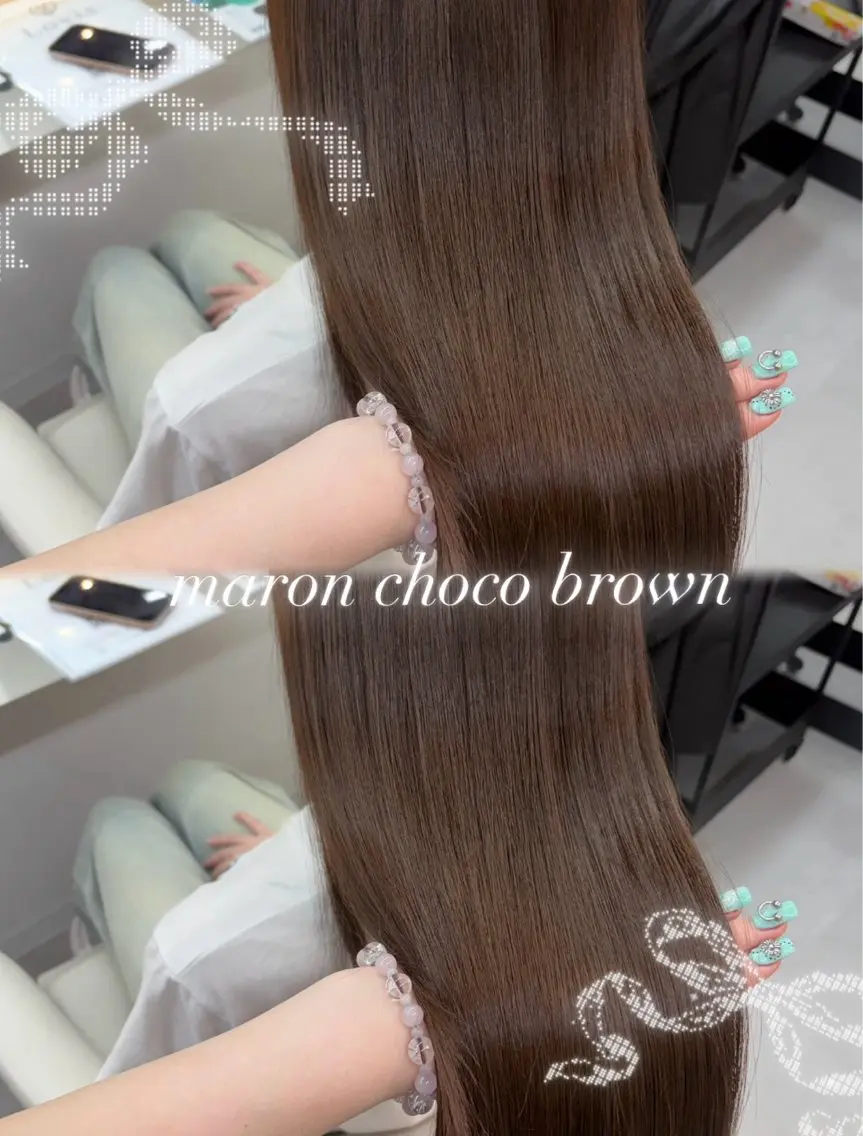 ロング カラー ヘアアレンジ ブラウンカラー ヘアカラー 🩶透明感カラー 池袋/mei🩶のヘアスタイル