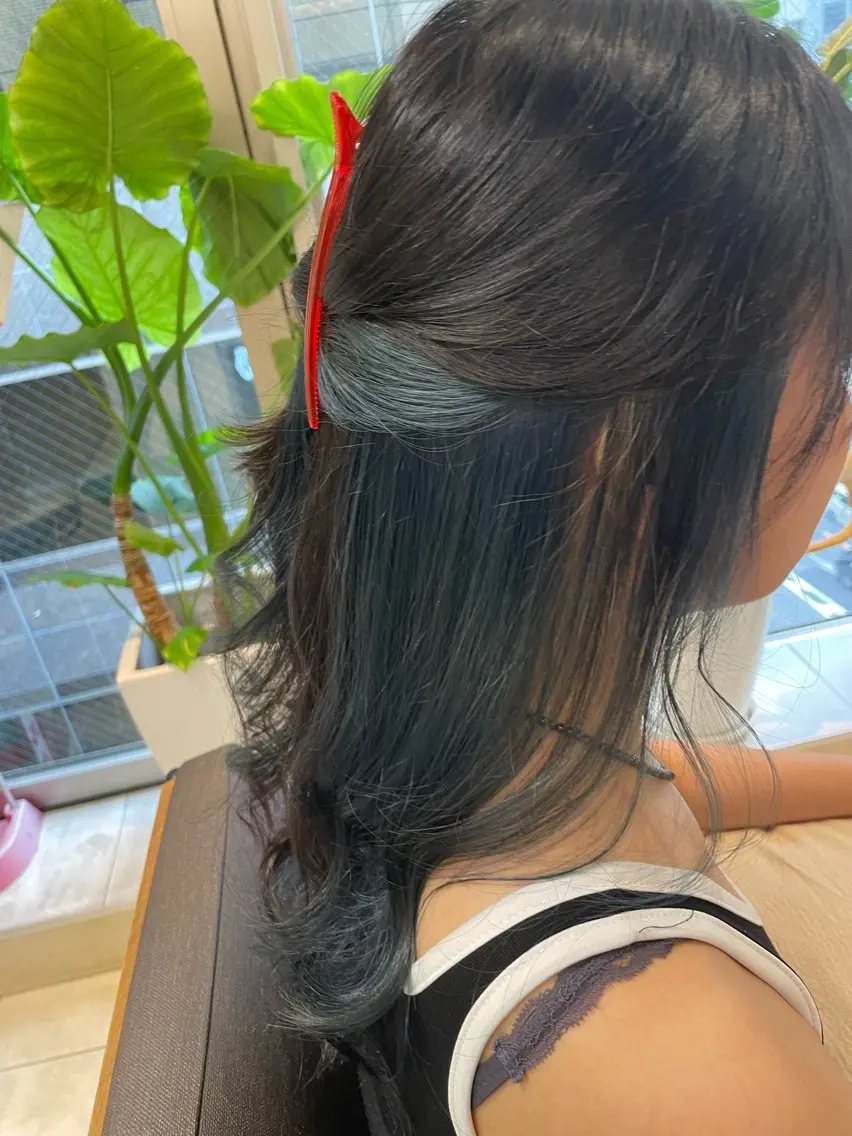 カラー ヘアカラー 🦋透明感カラー 🦋🫧愛加のヘアスタイル