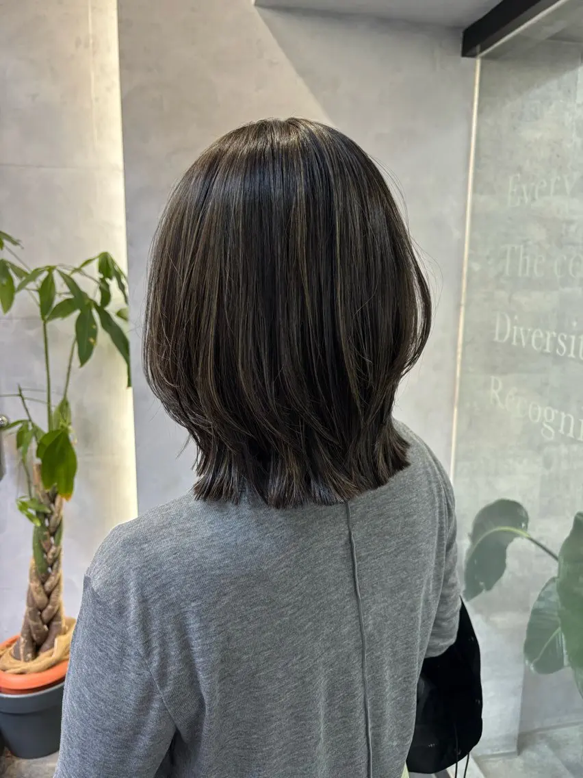 ハイライトカラー🌿➕似合わせカット🧚の写真