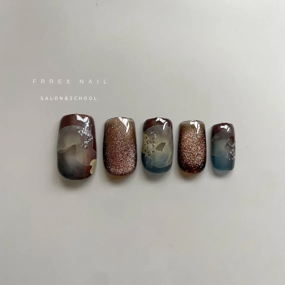 ネイル ハンドネイル ハンドケア freex nail /ニュアンス/個性派のネイルデザイン