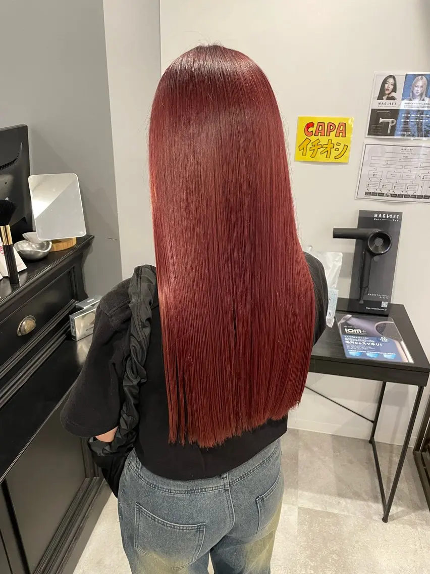 🍁 ダメージレスWカラー(ブリーチ無し)+デザインカットの写真