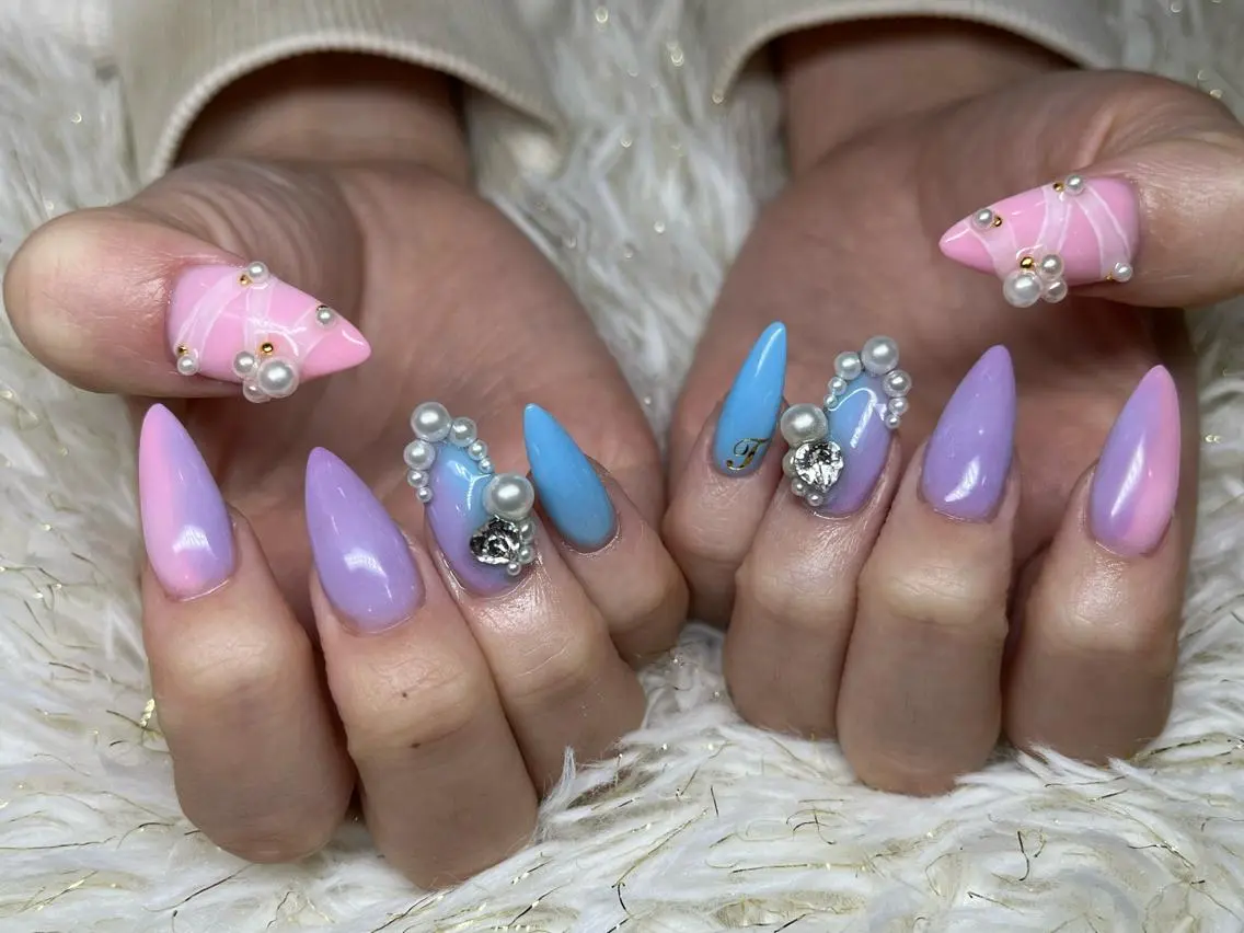 パーマ ネイル ハンドネイル nail salon FLEEKのネイルデザイン