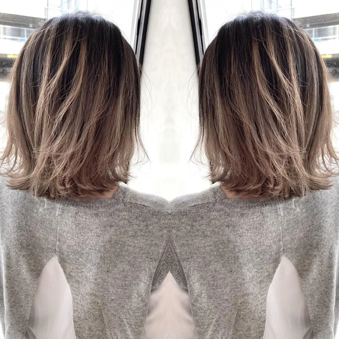 ショート カラー ヘアアレンジ ネイル マツエク・マツパ 透明感カラー ハイライトカラー 外国人風カラー ハイライト トリートメント 夜23時まで予約🉑 reverieあきらのヘアスタイル