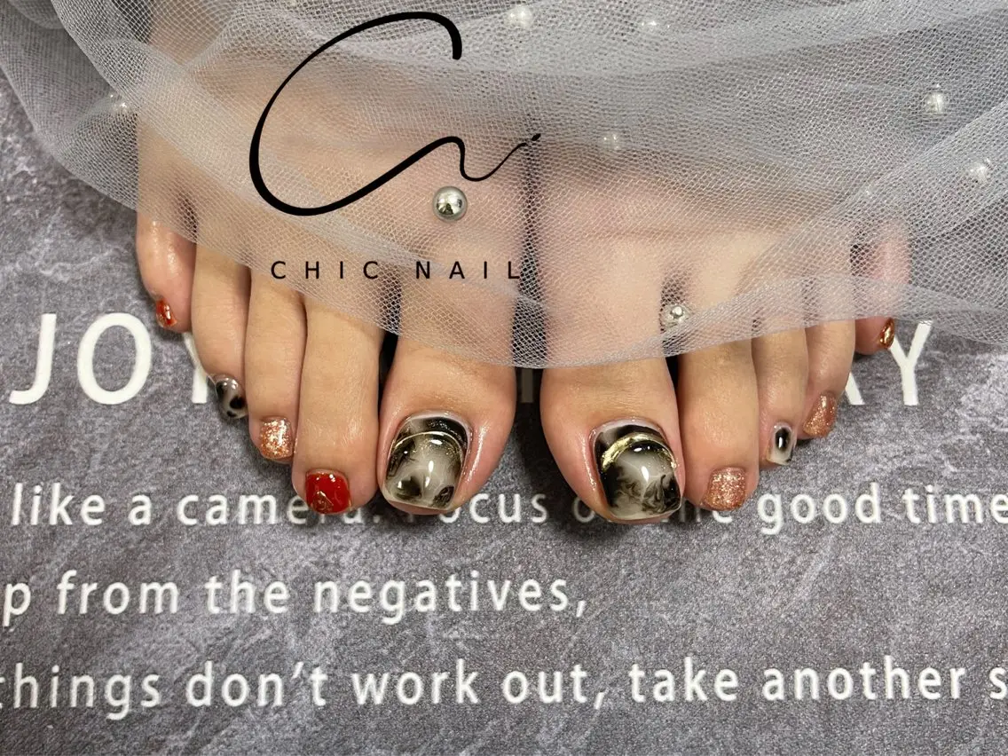 ネイル フットネイル CHIC NailSalonのネイルデザイン