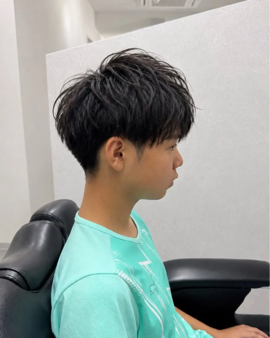 ショート メンズ 梅本 淑人のヘアスタイル