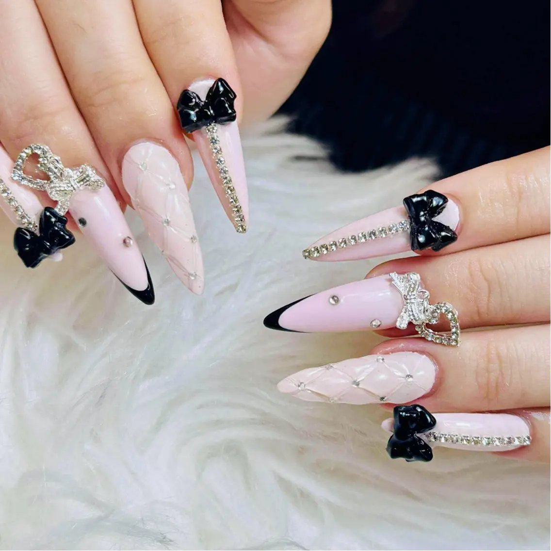 ネイル チークネイル 長さ出し フラッシュネイル フレンチネイル グラデーション AN NAIL SALONのネイルデザイン
