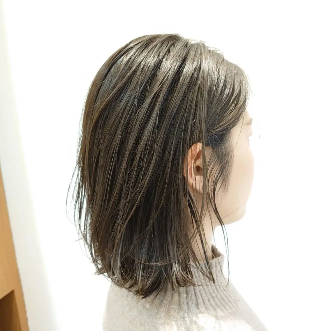 ミディアム くびれショート・ボブ カットorパーマ特化のヘアスタイル