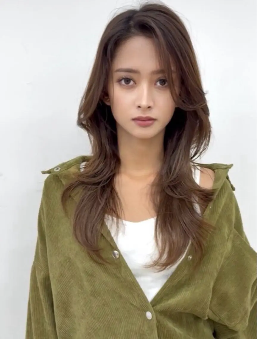 ロング カット 坂詰 空のヘアスタイル