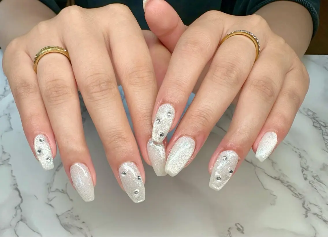 ネイル フレンチネイル マグネットネイル ニュアンスネイル ワンカラーネイル 夏ネイル Mai’s nailのネイルデザイン