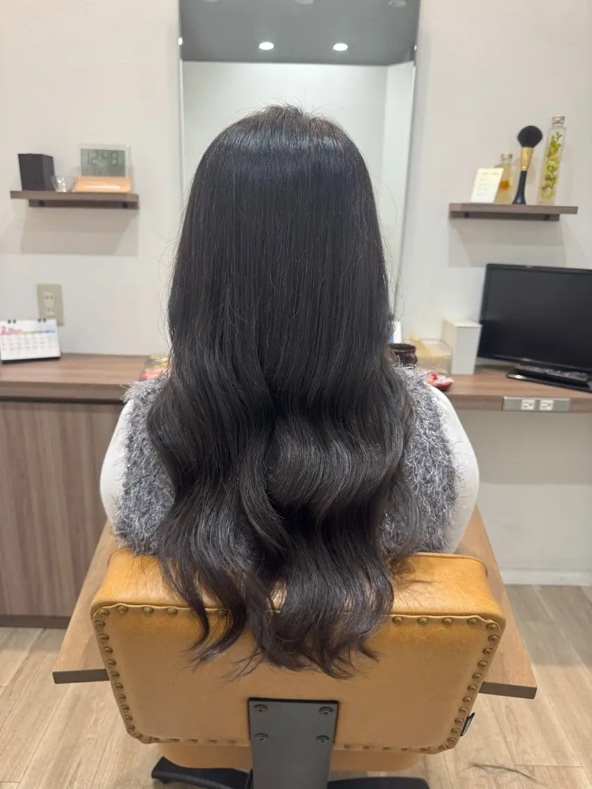 ロング 髪質改善 トリートメント Dears 望月のヘアスタイル