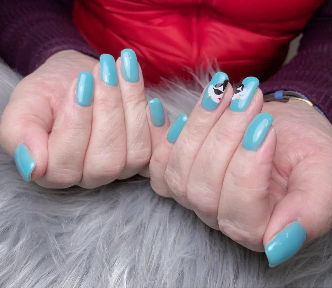 ネイル アートネイル ジェルネイル ワンカラーネイル パラジェル シンプルネイル BLANC.nail yuuのネイルデザイン