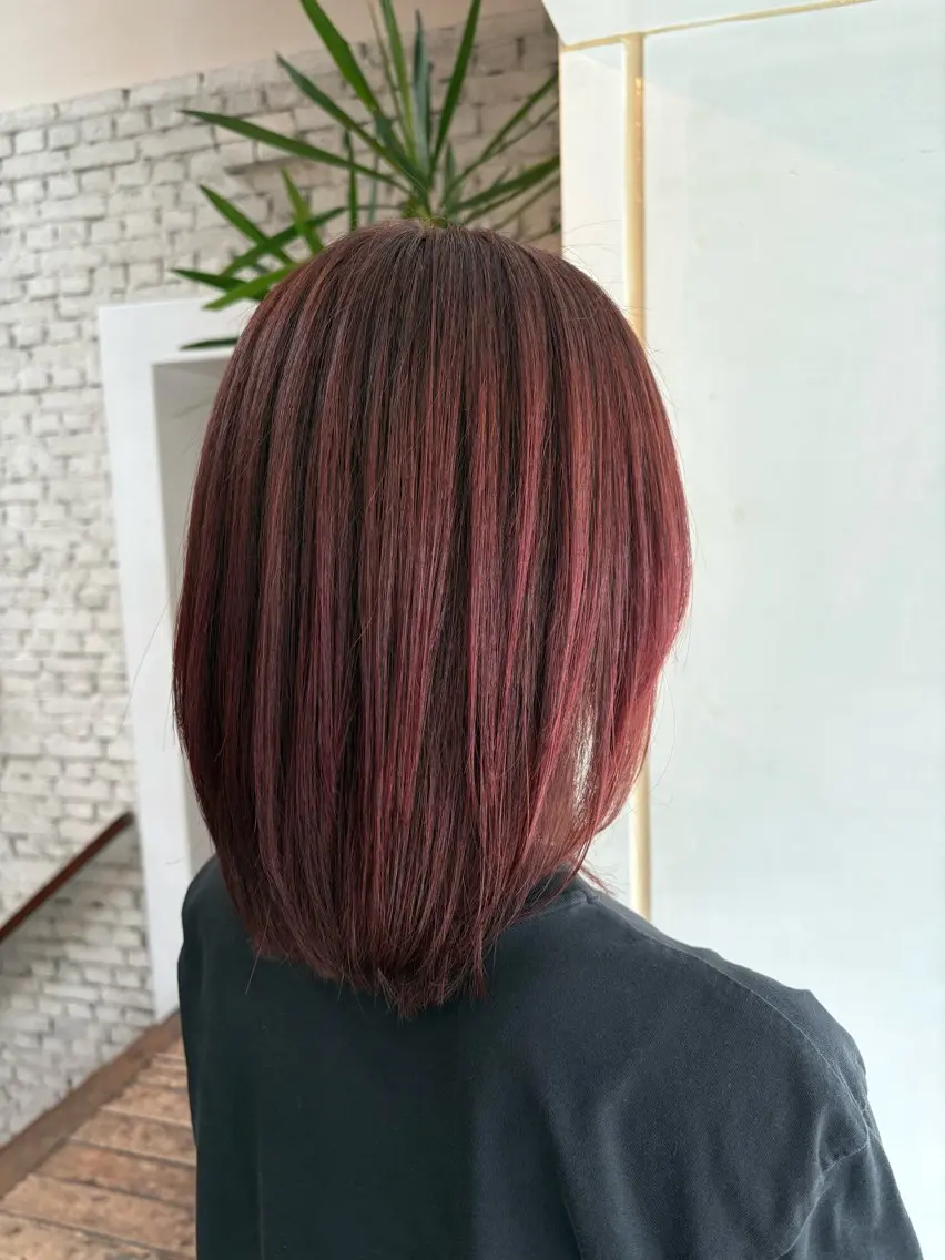 カラー 杉原 向日梨のヘアスタイル