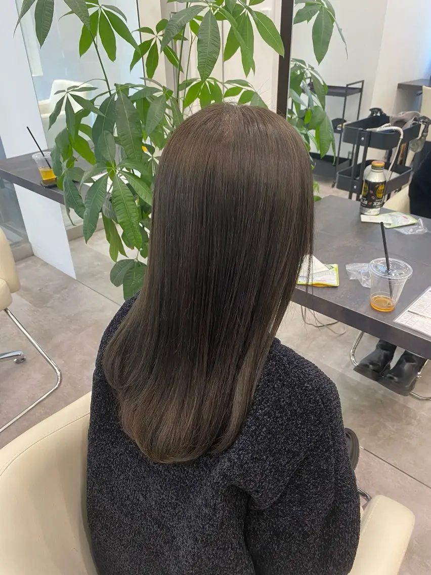 セミロング カラー カット ヘアカラー トリートメント 韓国風メンズヘア💫 ツイスパ💫saraのヘアスタイル