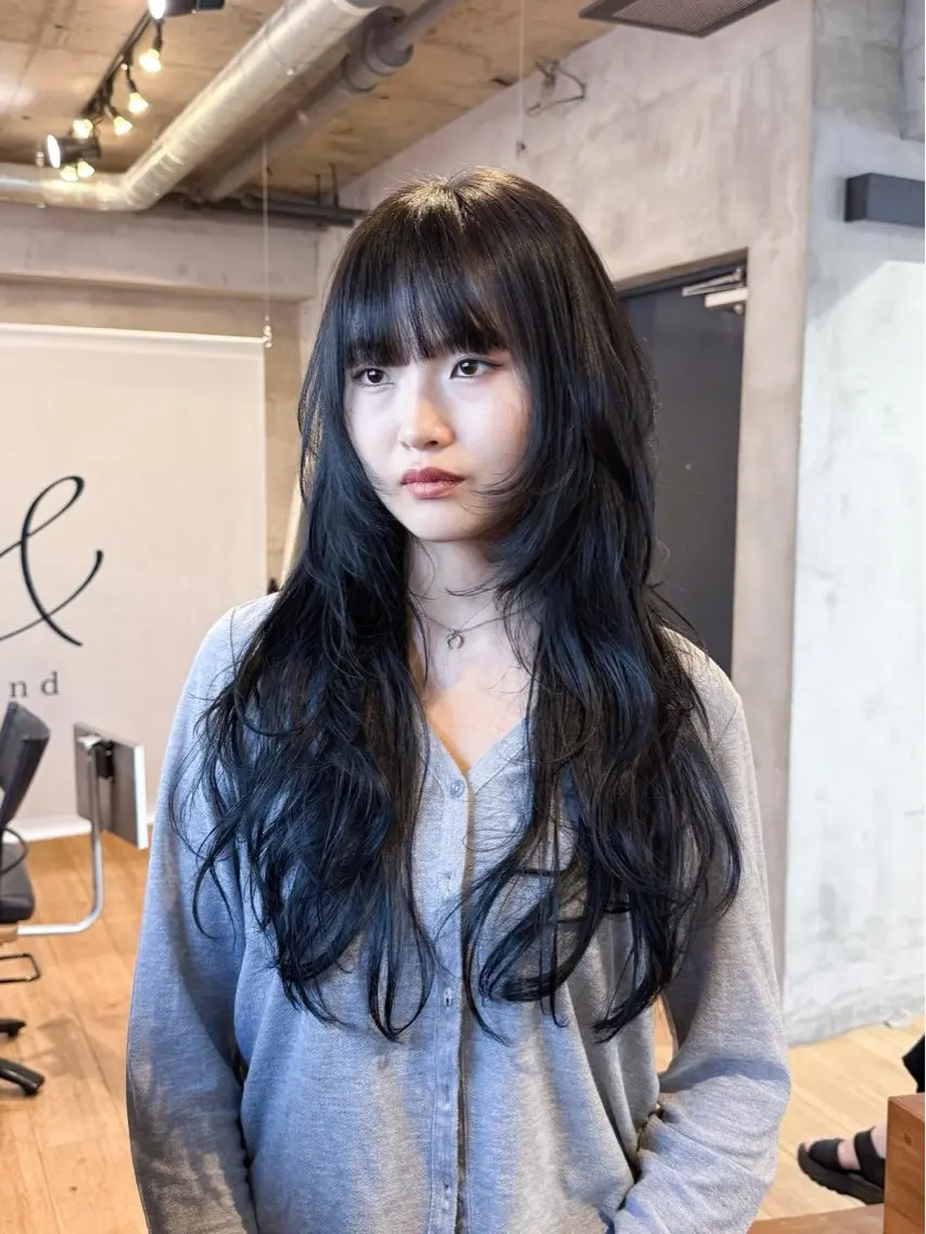 ロング カラー カット ヘアカラー トリートメント Koko . 【高円寺】のヘアスタイル