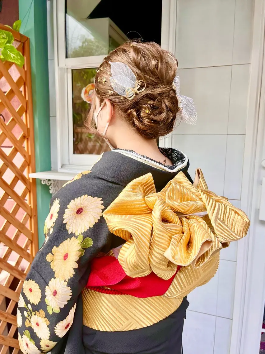 👘着付けのみ⚠️全て持ち込み⚠️6時からご予約可能!成人式&卒業式空きアリ🎉※早朝料金込み※の写真