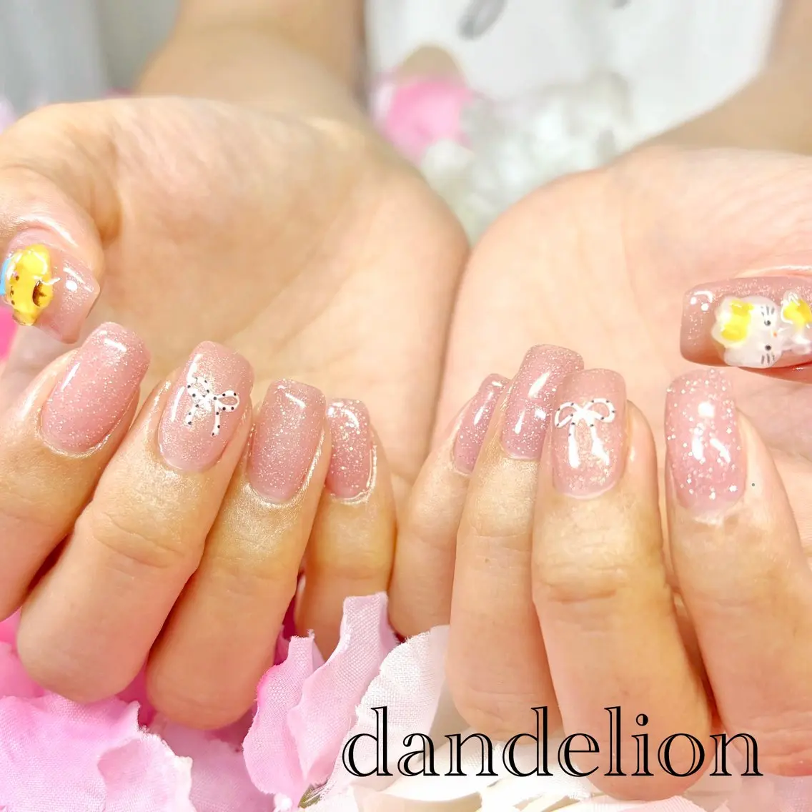 ネイル ハンドネイル ハンドケア dandelion ダンデライオンのネイルデザイン