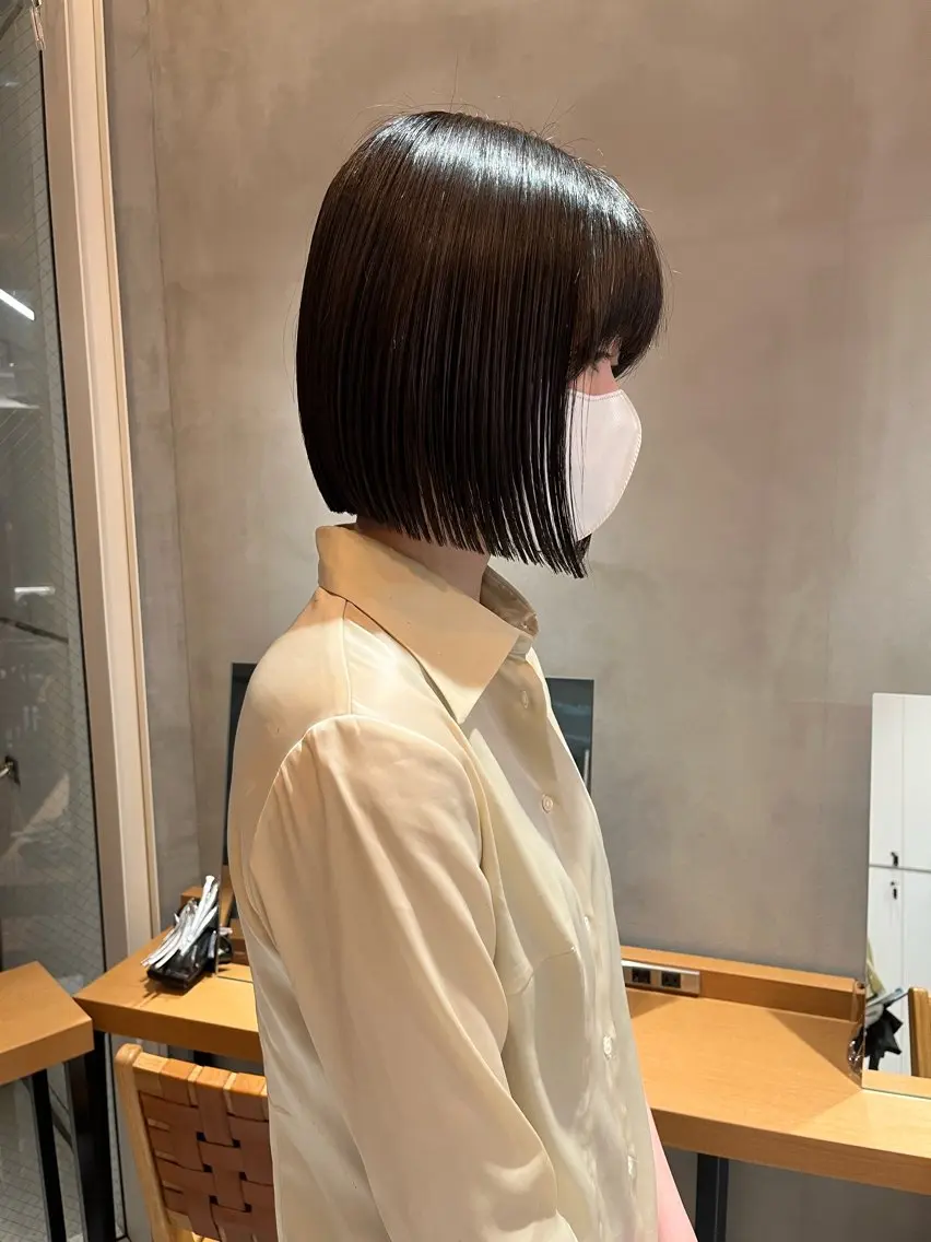 ミディアム カラー ボブ&韓国レイヤー/ 艶カラー♡TOMOEのヘアスタイル