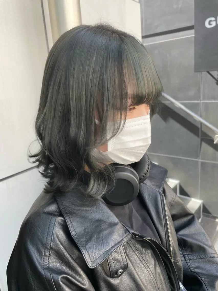 ミディアム カラー ヘアアレンジ 🎀ハイトーン・艶 カラー HANA🎀のヘアスタイル