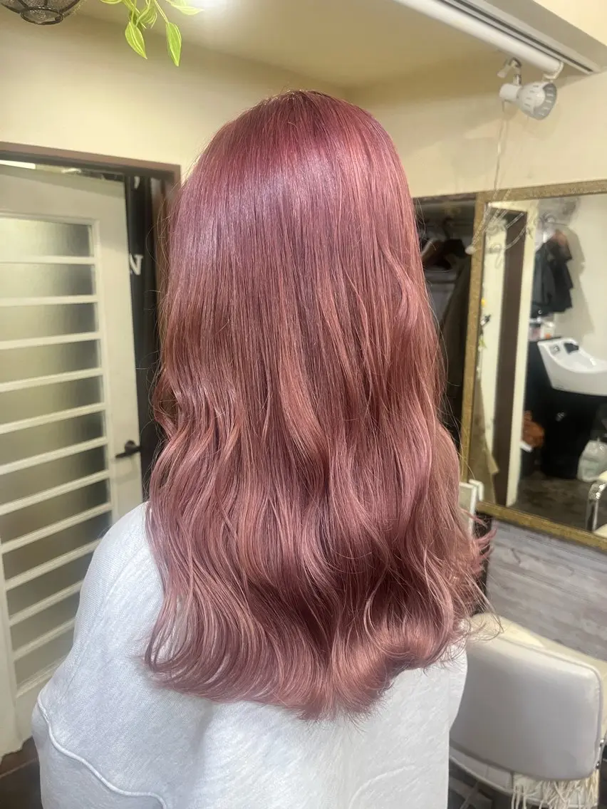 セミロング カラー ヘアカラー 渡辺 健太のヘアスタイル
