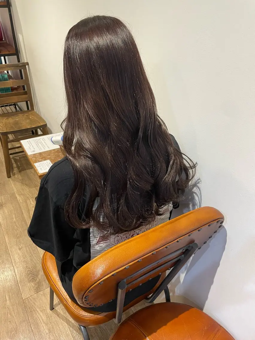 ロング カラー ヘアアレンジ ヘアカラー トリートメント coco♡ 韓国hairのヘアスタイル