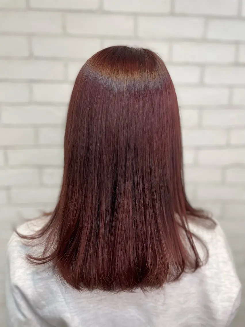 ロング カラー 柏/春日竜次 /髪質改善縮毛矯正のヘアスタイル