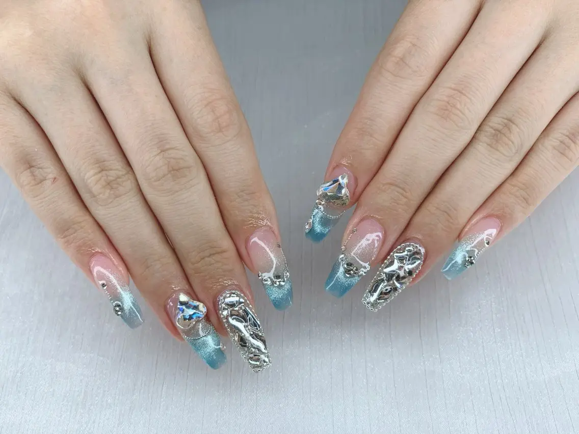 ネイル ジェルネイル 韓国ネイル ニュアンスネイル パラジェル ワンホンネイル Kaori Nailのネイルデザイン