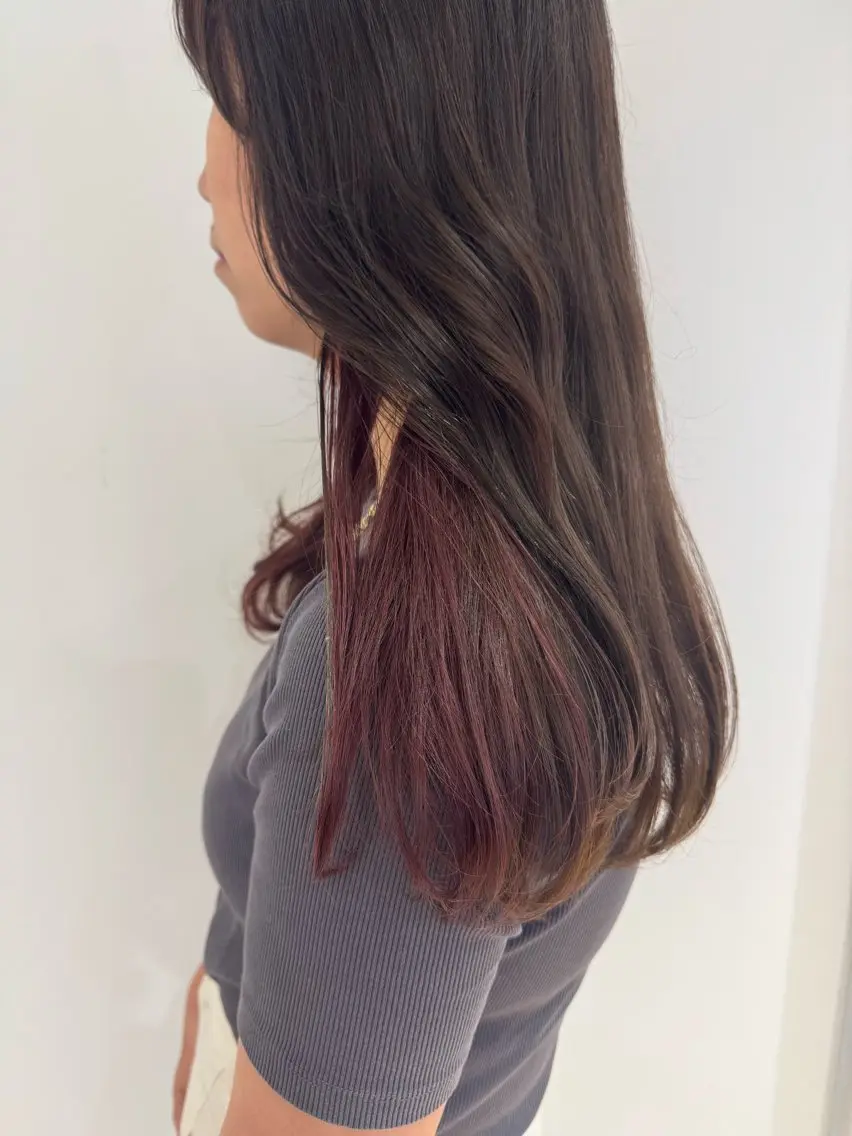 平日限定💟カット＋インナーカラー＋艶カラー＋oggiottoトリートメント💟の写真