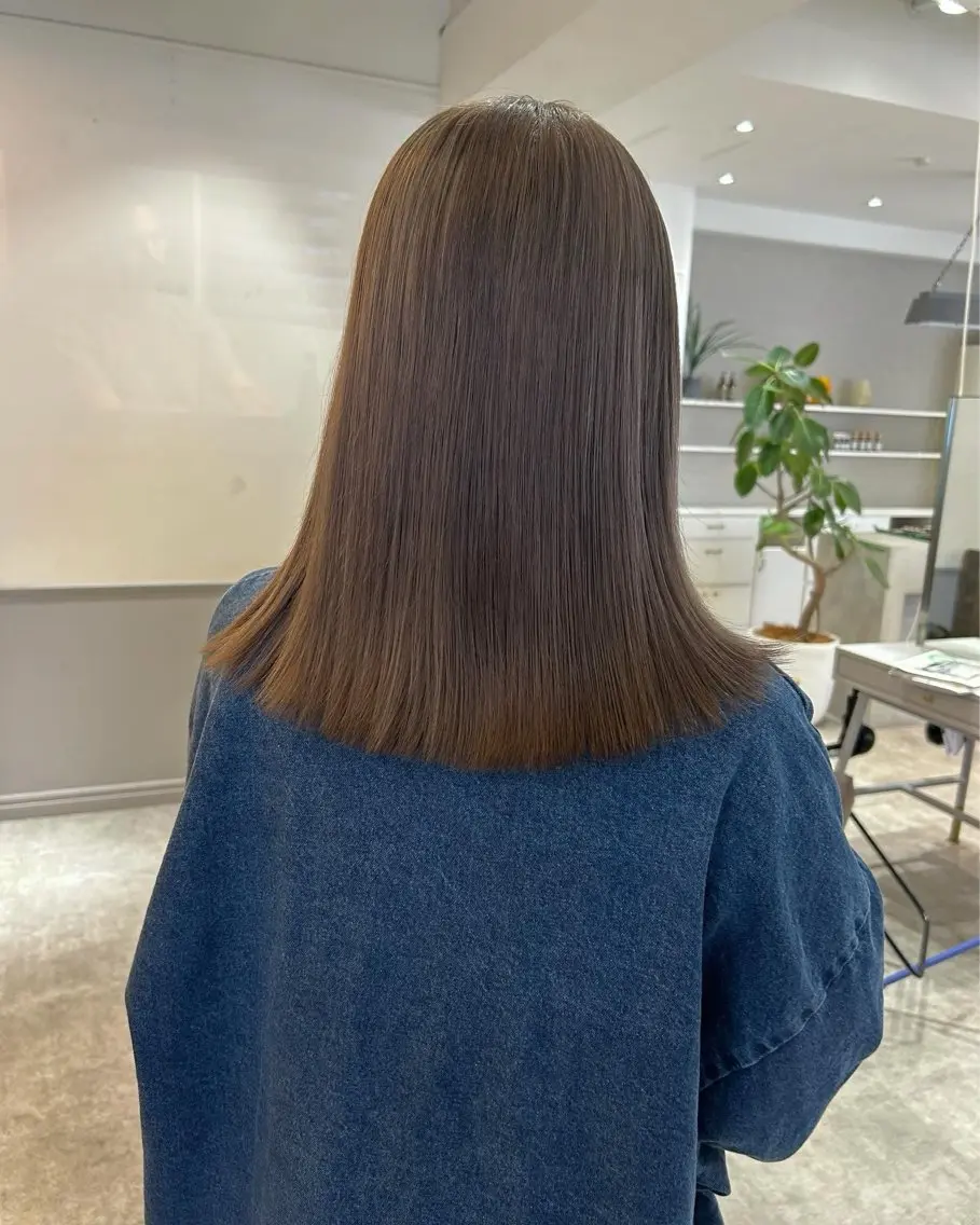 セミロング 薄暮 マツイ　レンのヘアスタイル