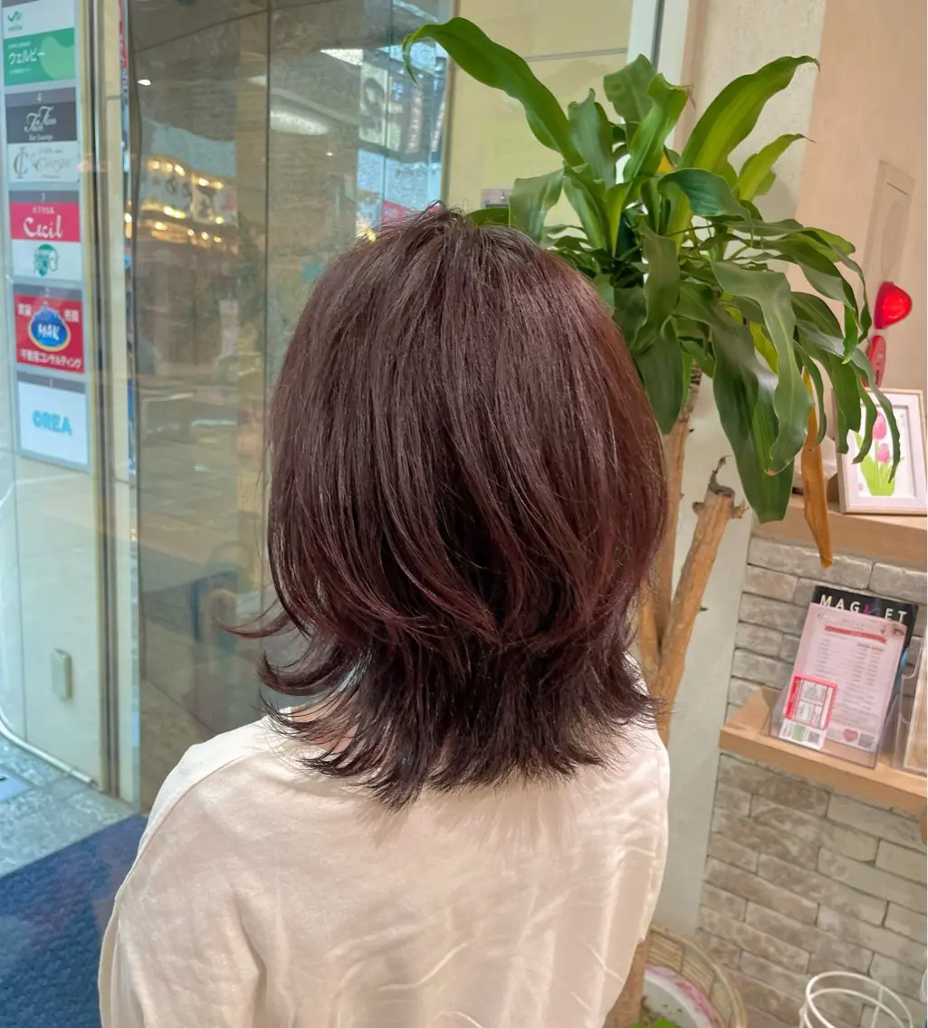 ミディアム カット ⚜️ウルフカット⚜️ タナミ ミハルのヘアスタイル
