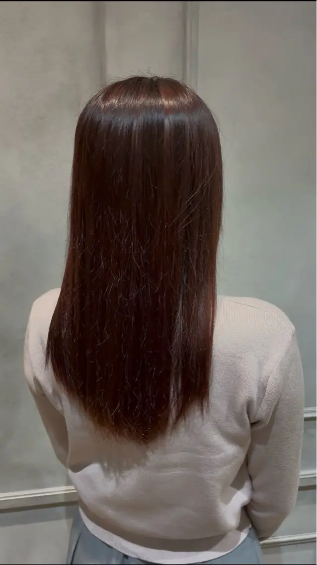ロング カラー ヘアカラー 白澤 流輝のヘアスタイル