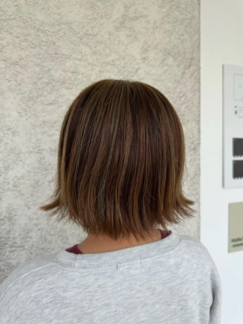 ショート カラー ブリーチ 椎葉 祐也のヘアスタイル