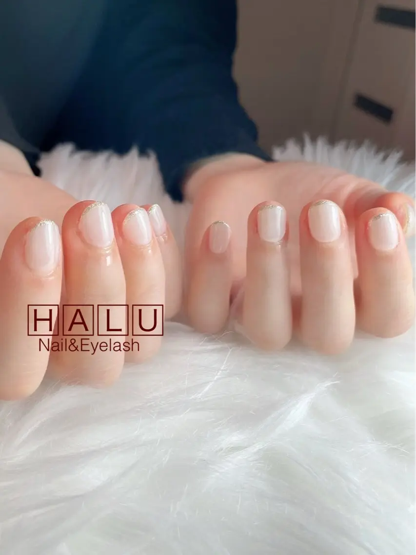 ネイル ラメ(グリッター) HALU ハルのネイルデザイン