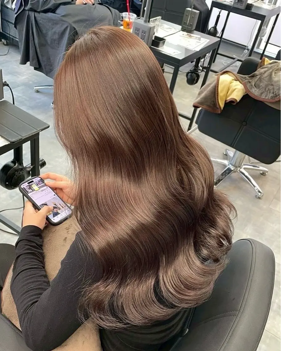 カラー りこ / 透明感カラー🎀🫧のヘアスタイル