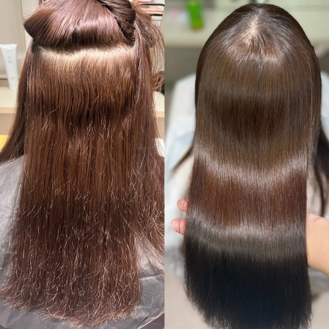 セミロング 縮毛矯正 金山/自然な縮毛矯正 藤井雄太のヘアスタイル