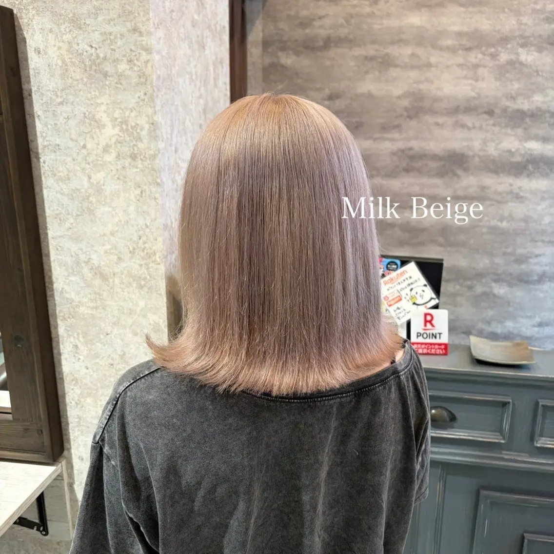 ミディアム カラー ベージュカラー ブリーチ ブルーカラー ダブルカラー グラデーションカラー Blanco Color&Careのヘアスタイル