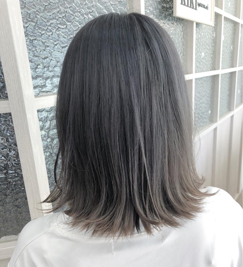 ミディアム 植田 敬太のヘアスタイル