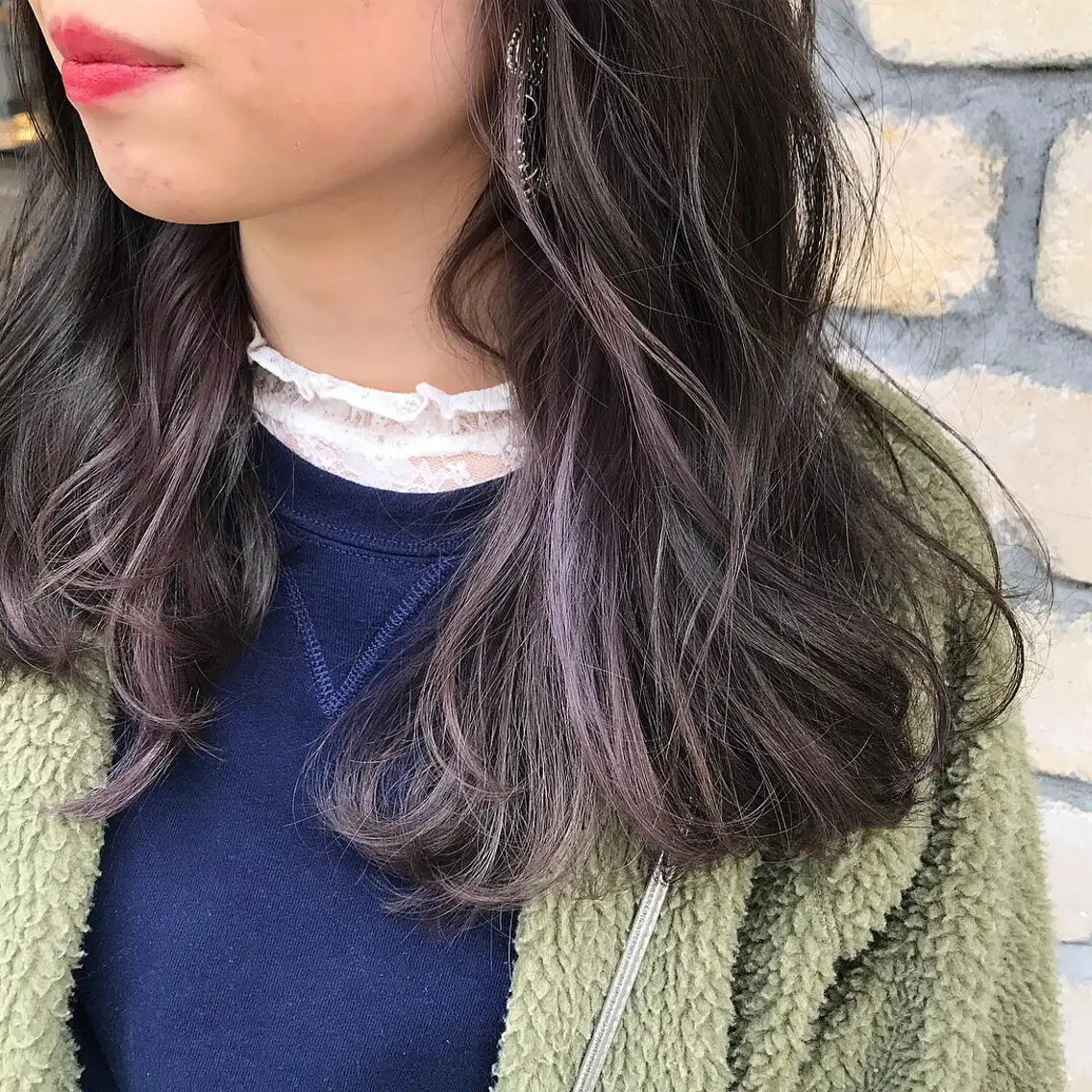 ロング カラー インナーカラー emme エミィ/立川のヘアスタイル
